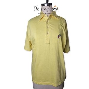 Vintage 1980's Mickey Mouse Men's Polo Shirt Sz L